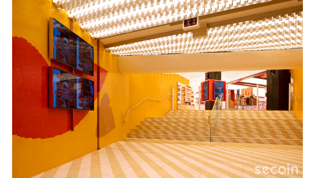 Secoin Terrazzo Cement Tiles at a High-End Cosmetics Retail Chain in Australia